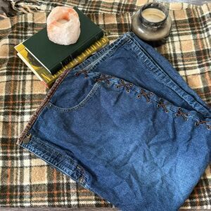 Blue Avenue Women's Blue and Navy Skirt